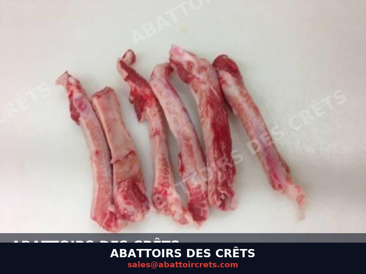 Frozen Pork Belly "Piano" Bones — French pork, Frozen (BN-010)