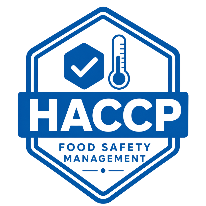 HACCP food safety compliance badge for industrial pork slaughter and cutting lines
